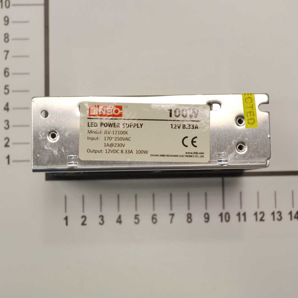 Блок живлення JINBO 100 Вт 220В AC/12В DC IP20 відкритий ( JLV-12100K )