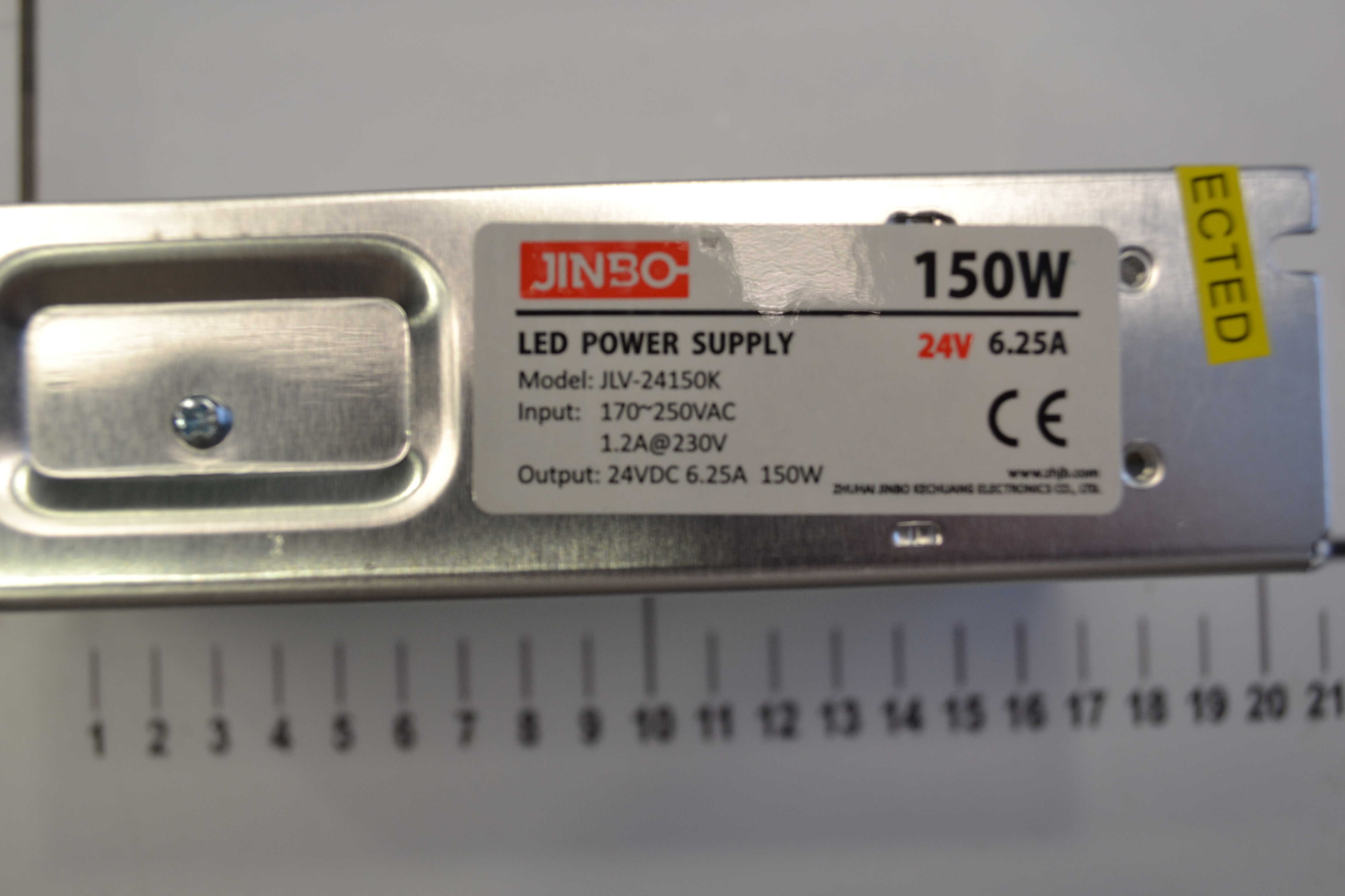 Блок питания JINBO 150 Вт 220В AC/24В DC IP20 открытый ( JLV-24150K )