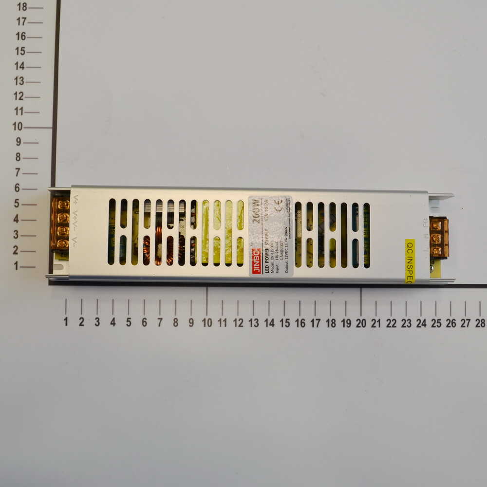 Блок питания JINBO 200 Вт 220В AC/12В DC IP20 открытый ( JLV-12200KS )