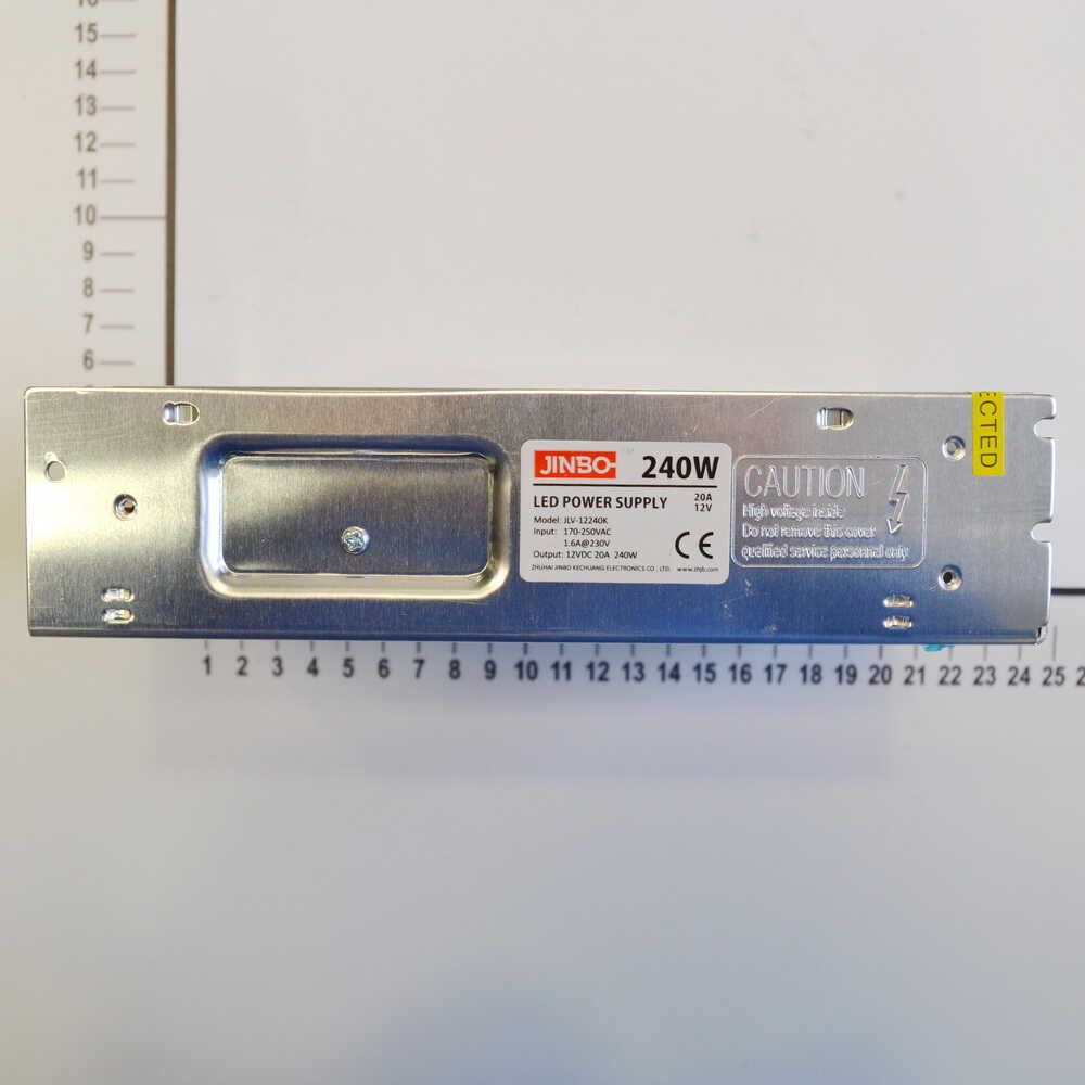 Блок питания JINBO 240 Вт 220В AC/12В DC IP20 открытый ( JLV-12240K )