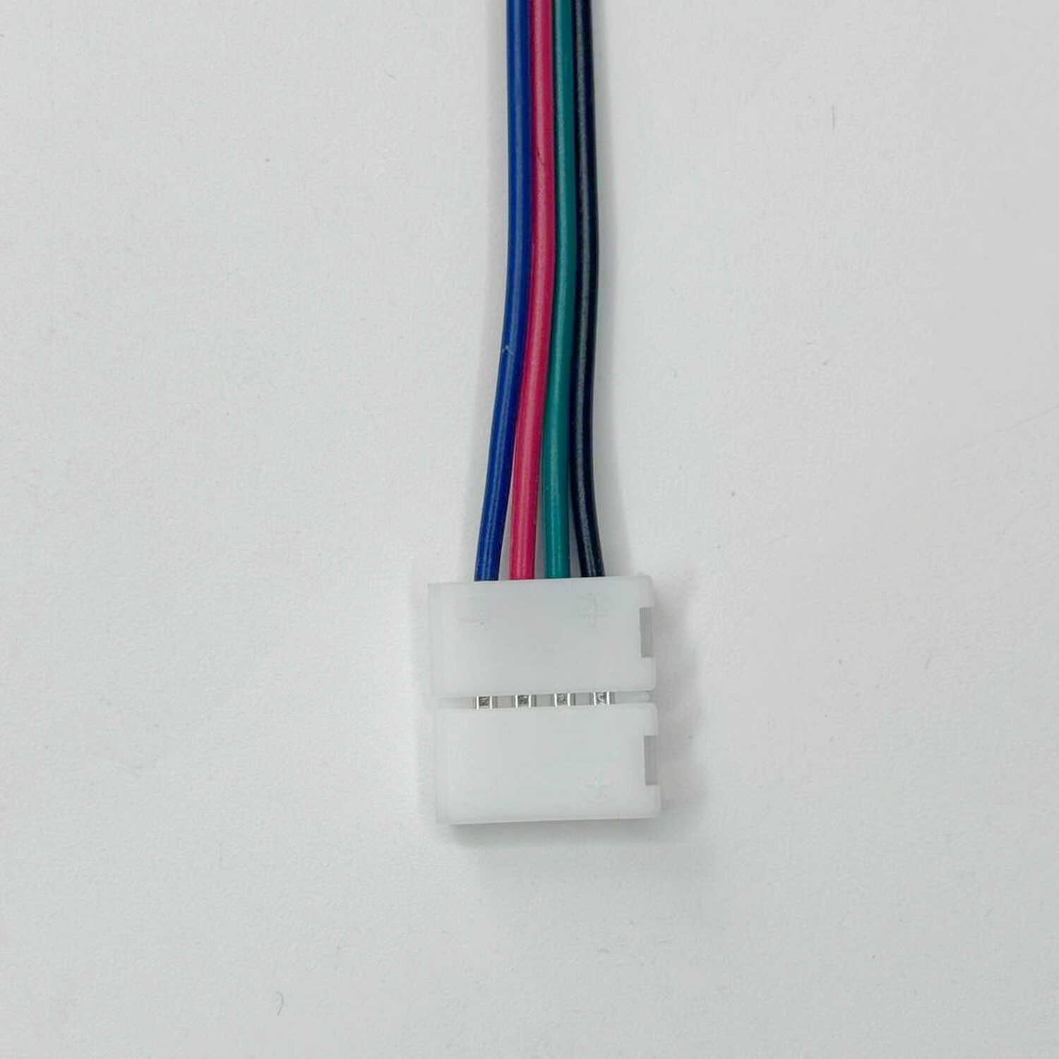 Конектор LED LIGHT 10mm RGB стріч/провід/стріч ( №9 )
