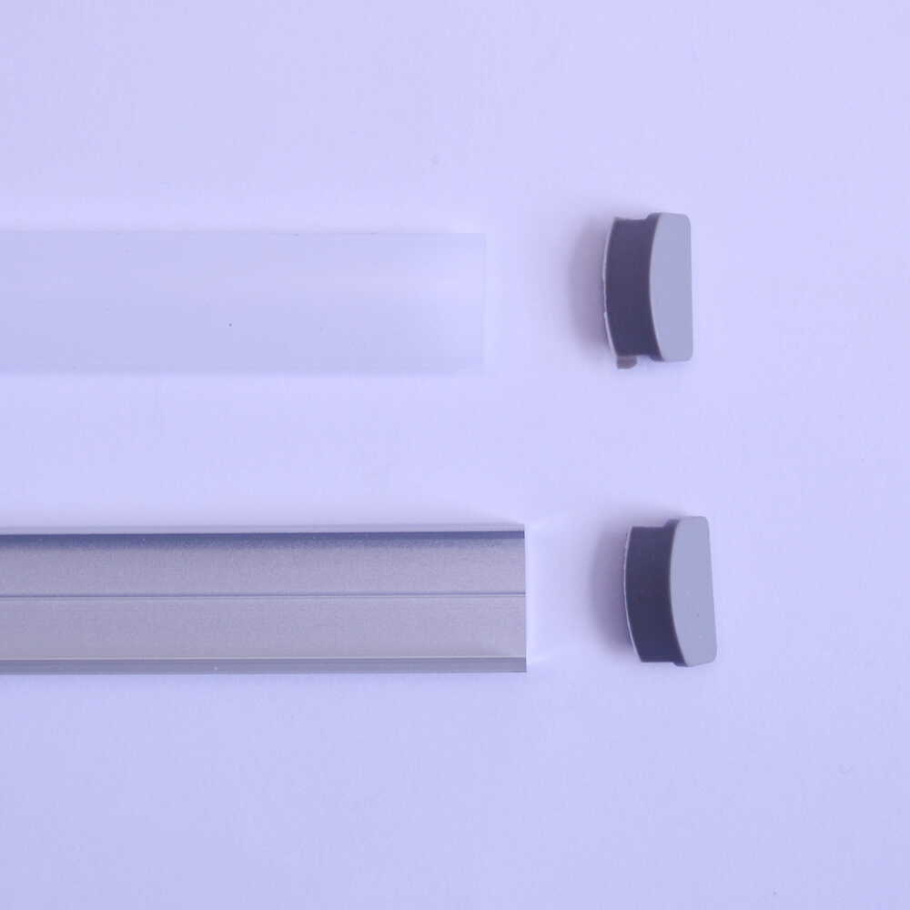 Профіль для LED стрічки Алюпро накладний анодований ( ПАС-3152 Z306/AS (компл) ) Профіль для LED стрічки Алюпро накладний анодований ( ПАС-3152 Z306/AS (компл) )