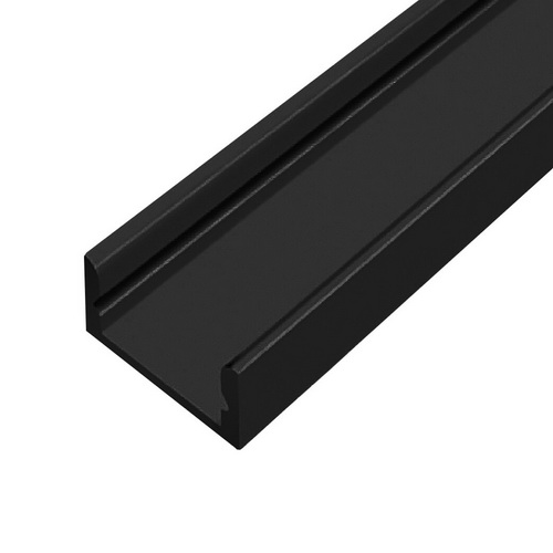 Профіль для LED стрічки UKRLED накладний чорний (3279)