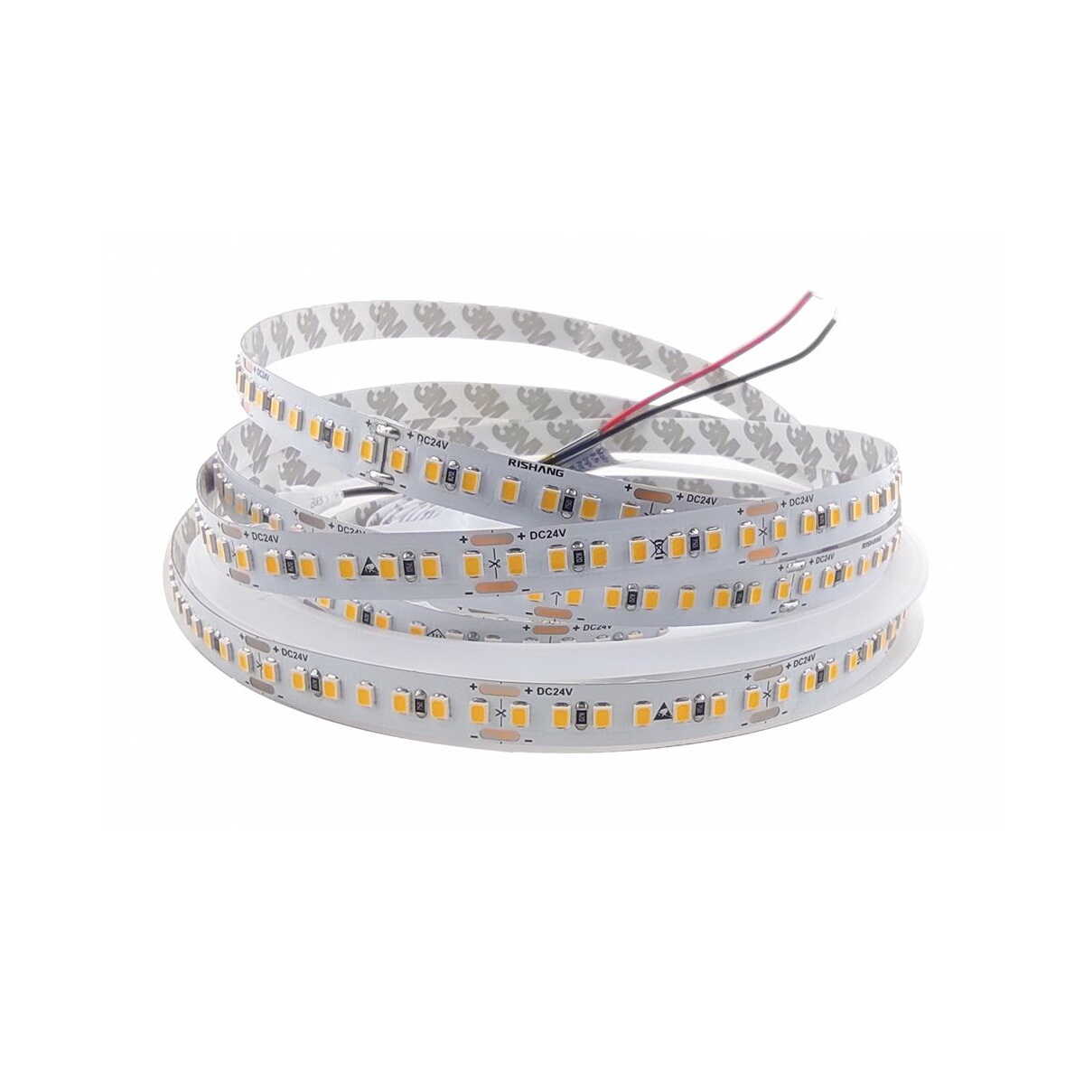 Cветодиодная лента RISHANG 24V 14.4W 3000K 168led IP20 ( бухта 5м ) ( RV00G8TC-A )