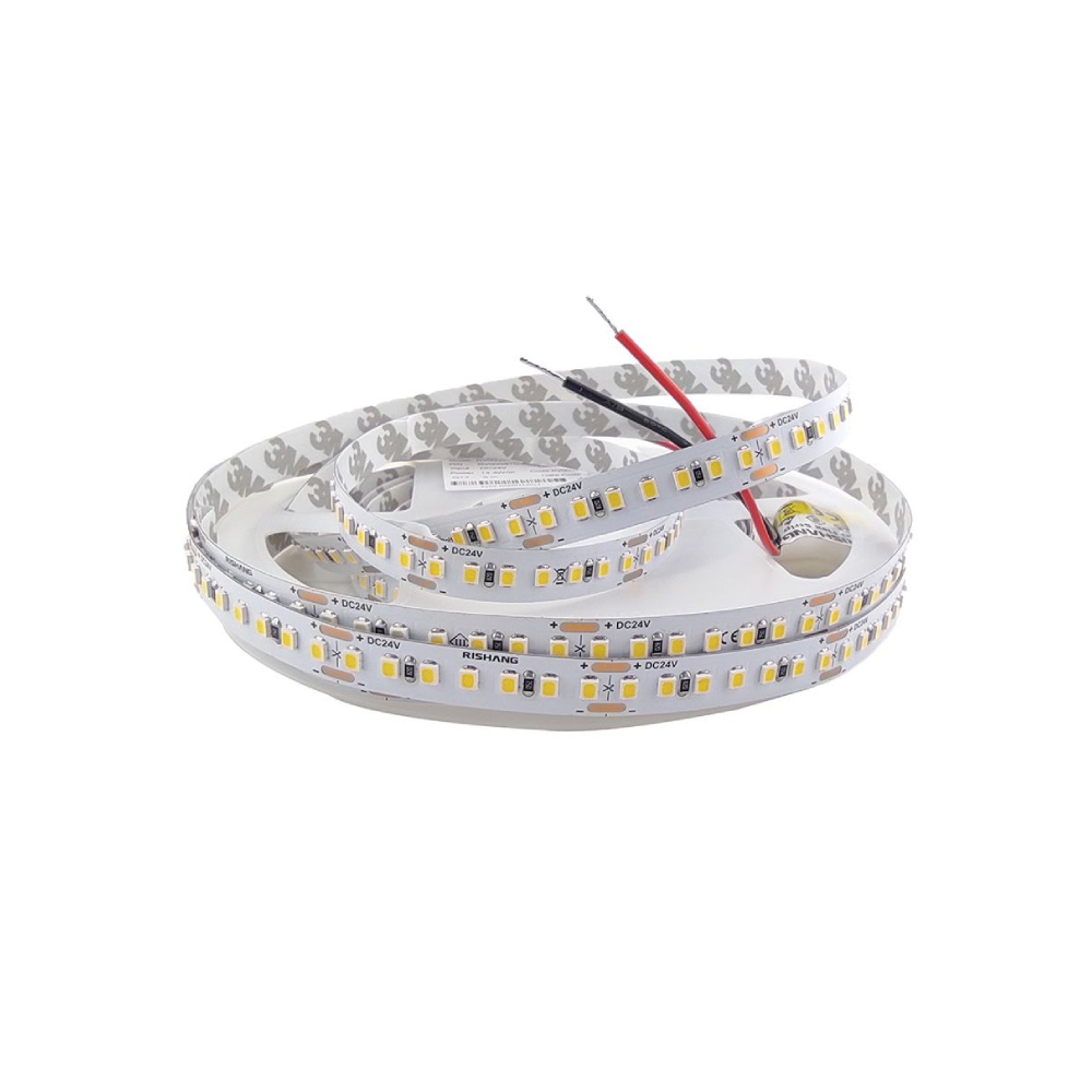 Світлодіодна стрічка RISHANG 24V 14.4W 5000K 168led IP20 ( бухта 5м ) ( RV00G8TC-A )