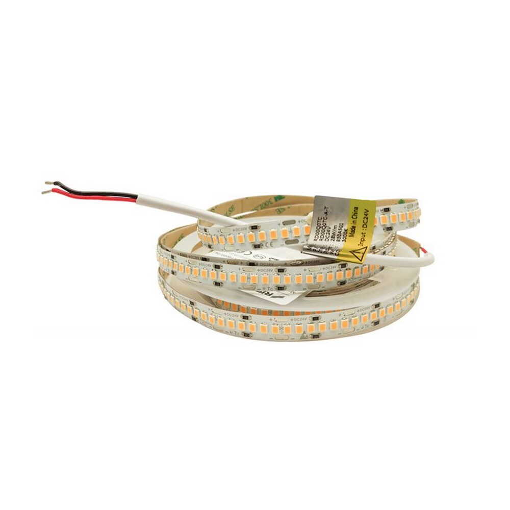 Cветодиодная лента RISHANG 24V 28W 3000K 240led IP20 CRI80 ( бухта 5м ) ( RD00Q0TC-A-T )