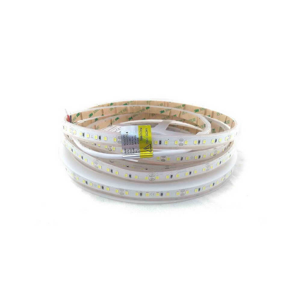 Cветодиодная лента RISHANG 24V 8.6W 6500K 120led IP67 ( бухта 5м ) ( RD30C0TC-B )