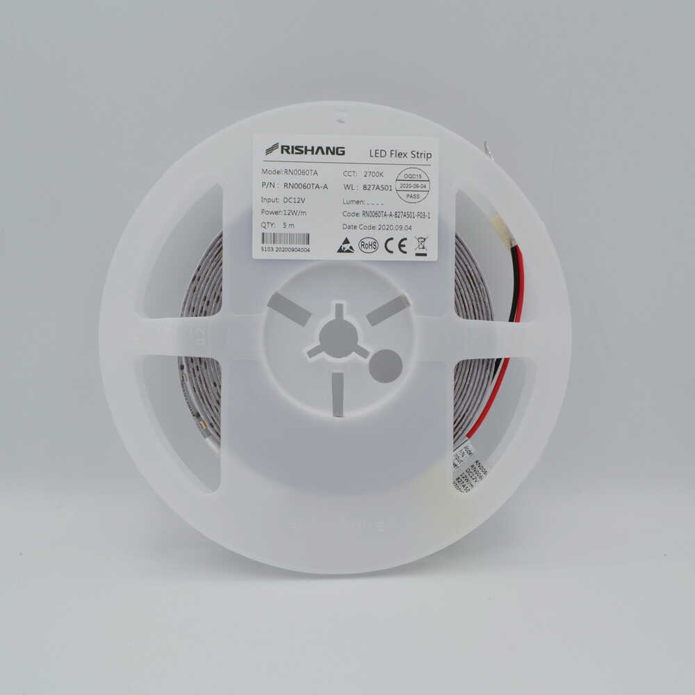 Cветодиодная лента RISHANG 12V 12W 2700K 60led IP20 ( бухта 5м ) ( RN0060TA-A ) 