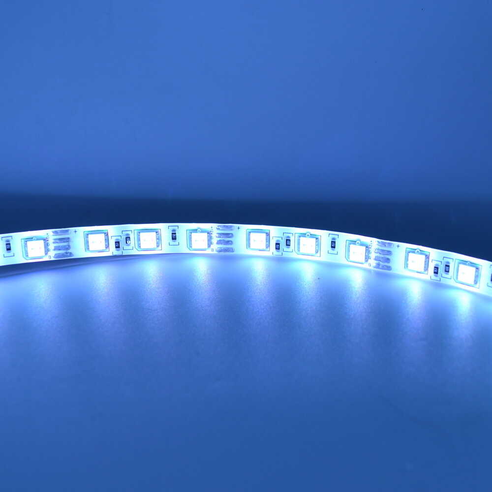 Cветодиодная лента  LED LIGHT 12V 14,4W RGB (цветная) 60Led IP65 ( бухта 5м ) ( МТК-300RGBF5050-12 )