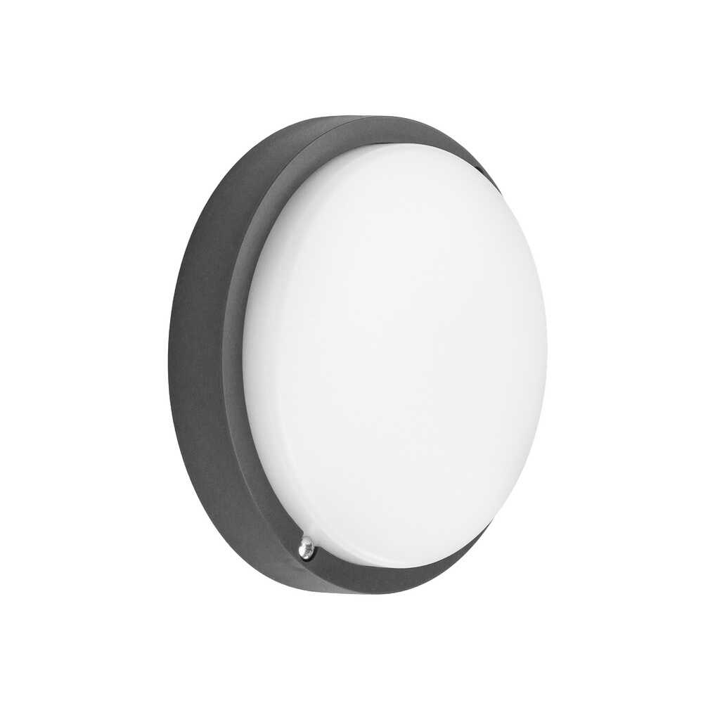 Світильник LED PiN ДББ Дельта 12W 5000K IP54 антрацит з датчиком ( 116128​ )