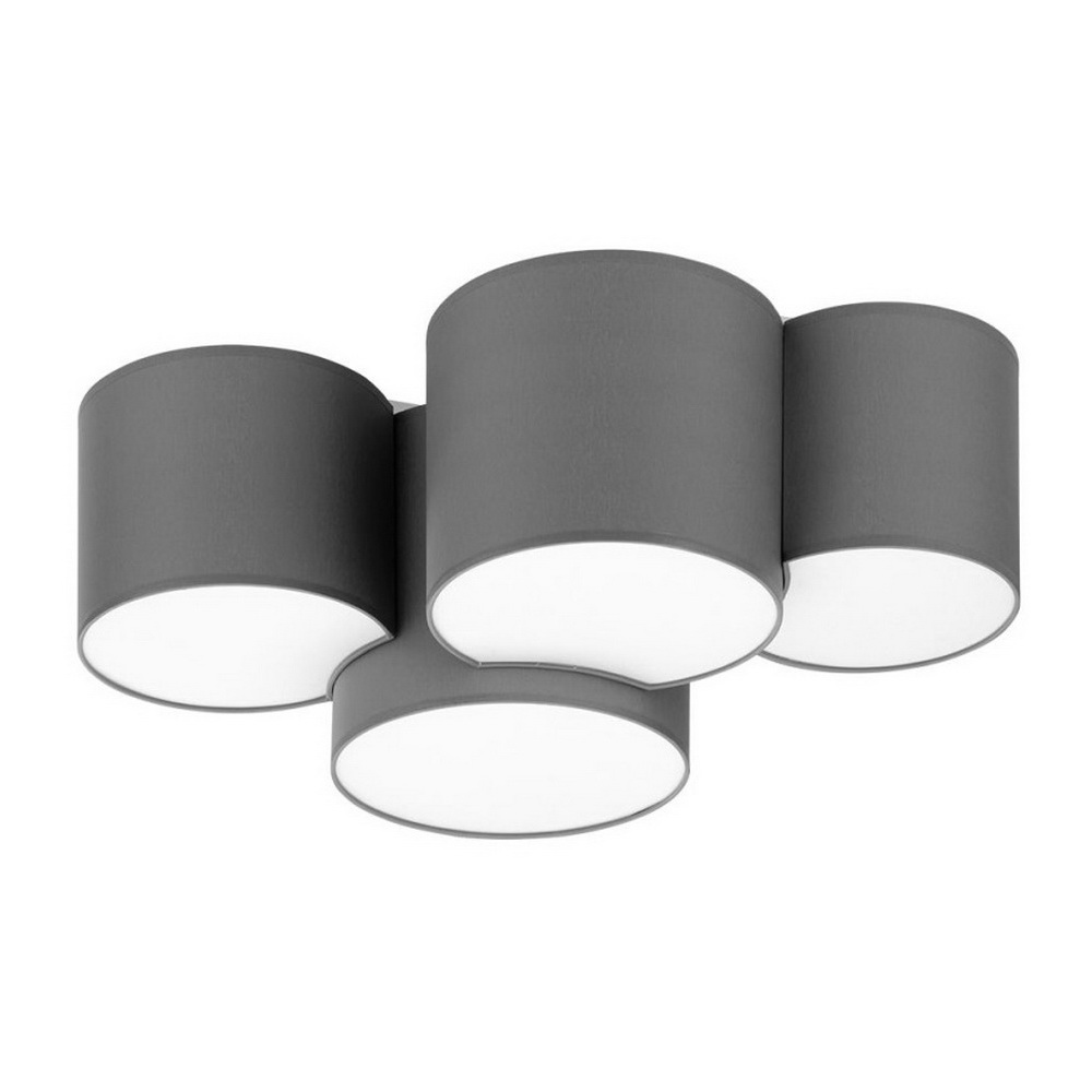 Світильник стельовий TK-lighting MONA Е27 4х15Вт IP20 сірий ( 4393 ) Світильник стельовий TK-lighting MONA Е27 4х15Вт IP20 сірий ( 4393 )