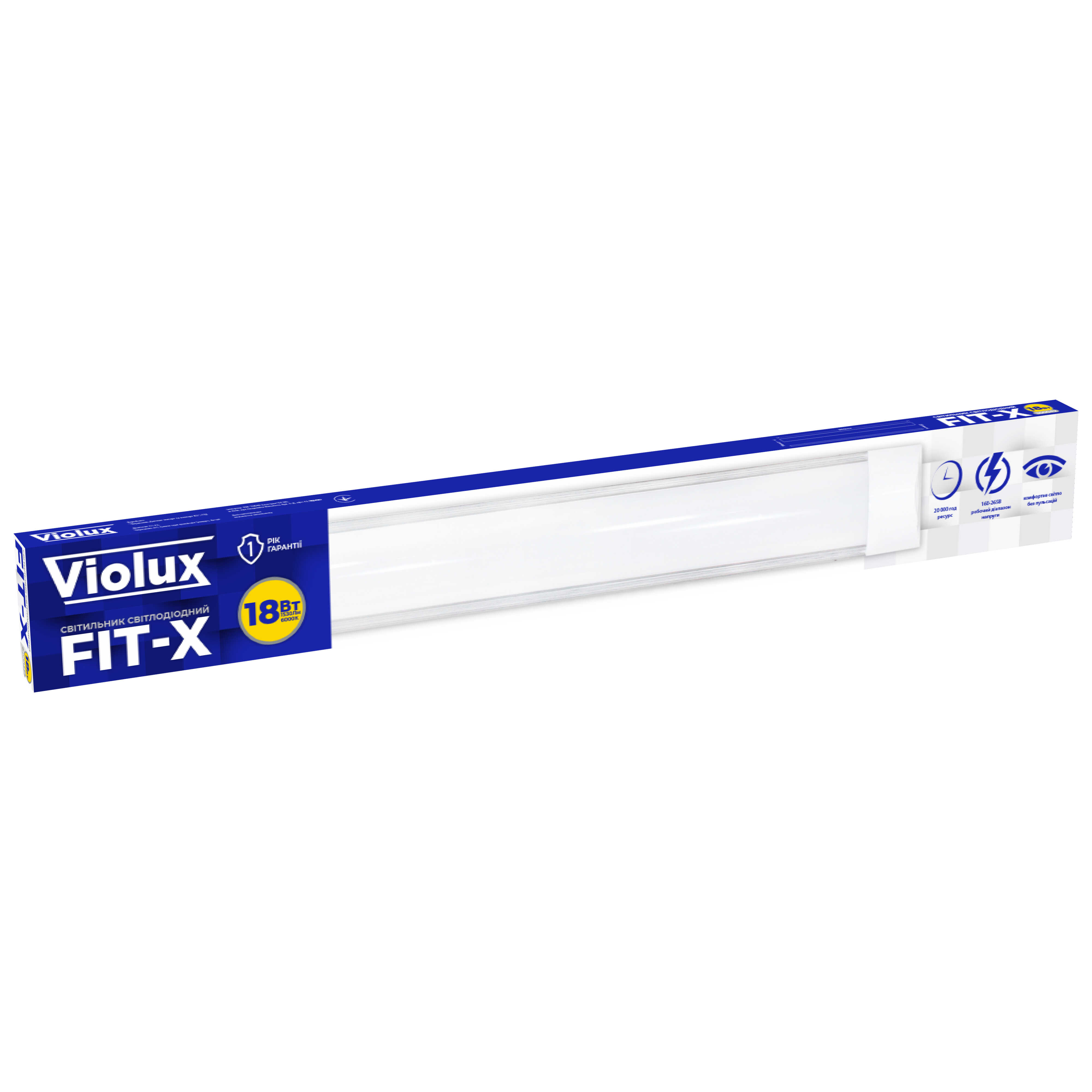 Світильник LED Violux FIT-X 18W 6000K IP20 ( 300042 ) Світильник LED Violux FIT-X 18W 6000K IP20 ( 300042 )