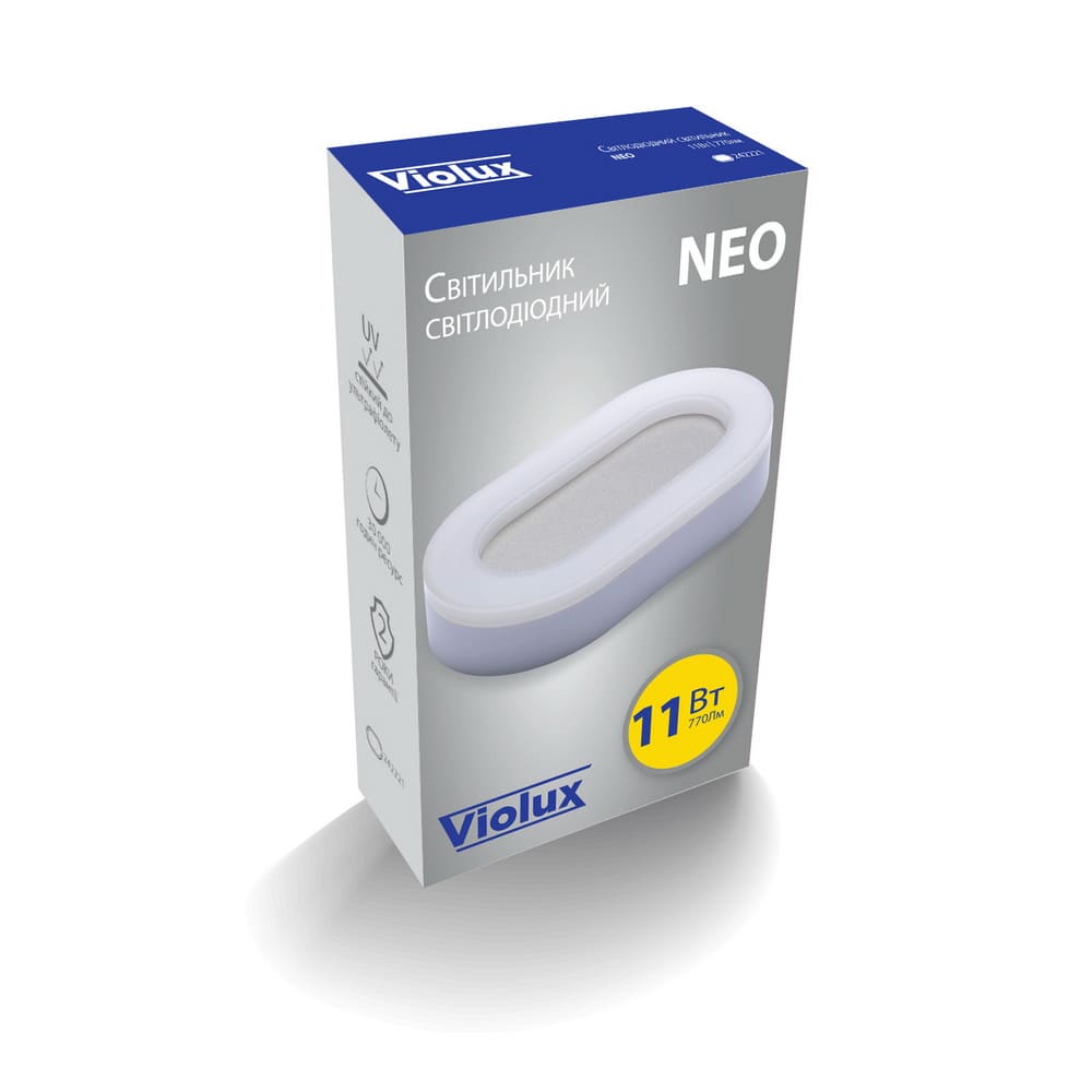 Світильник LED Violux ДББ NEO овал 11W 4000K IP65 ( 242221 )