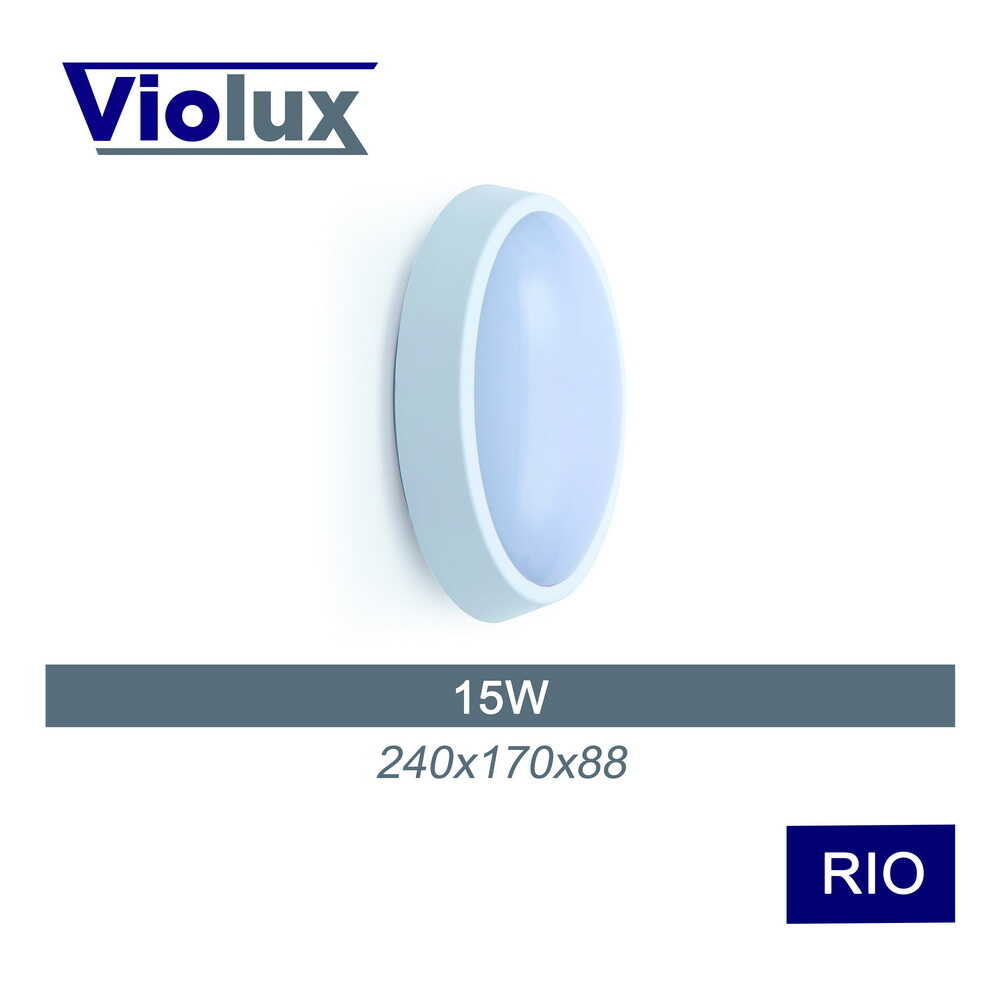 Світильник LED Violux ДББ RIO 15W 5000K IP64 ( 243331 )