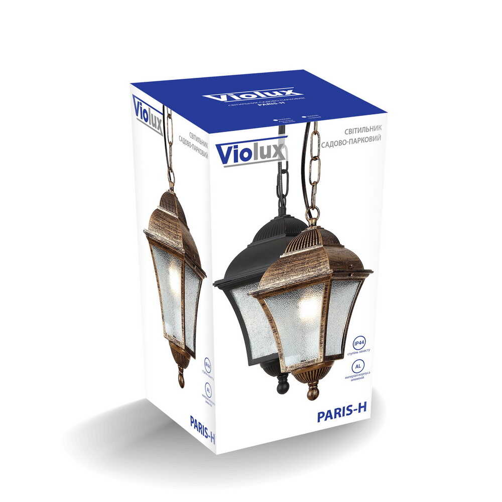 Світильник садово-парковий Violux Paris-H антична бронза 60W Е27 IP44 ( 500080 ) Світильник садово-парковий Violux Paris-H антична бронза 60W Е27 IP44 ( 500080 )