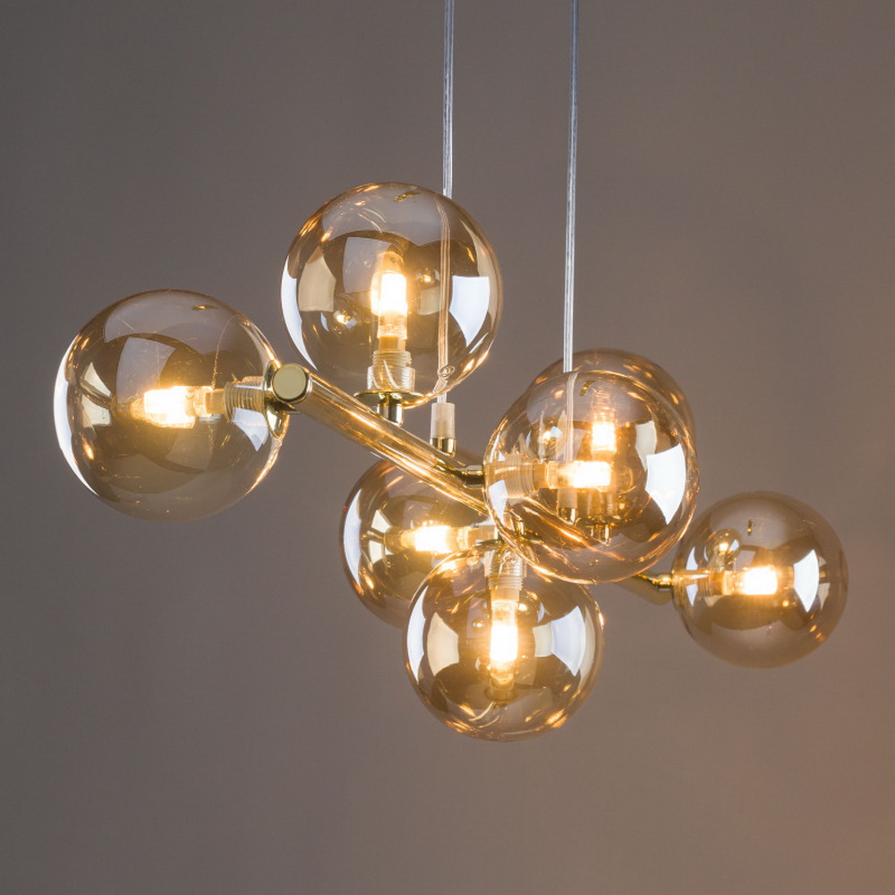 Світильник підвісний TK-lighting ESTERA G9 7х6Вт IP20 золотий ( 5668 )