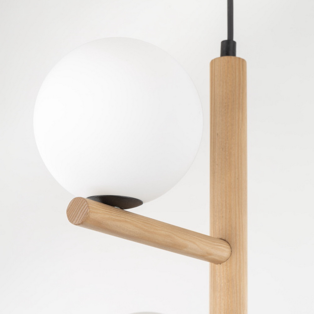 Світильник підвісний TK-lighting ESTERA WOOD G9 3х6Вт IP20 чорний ( 6799 )
