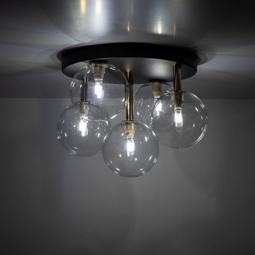 Світильник стельовий TK-lighting NILOS G9 5х6Вт IP20 чорно-золотий ( 758 )