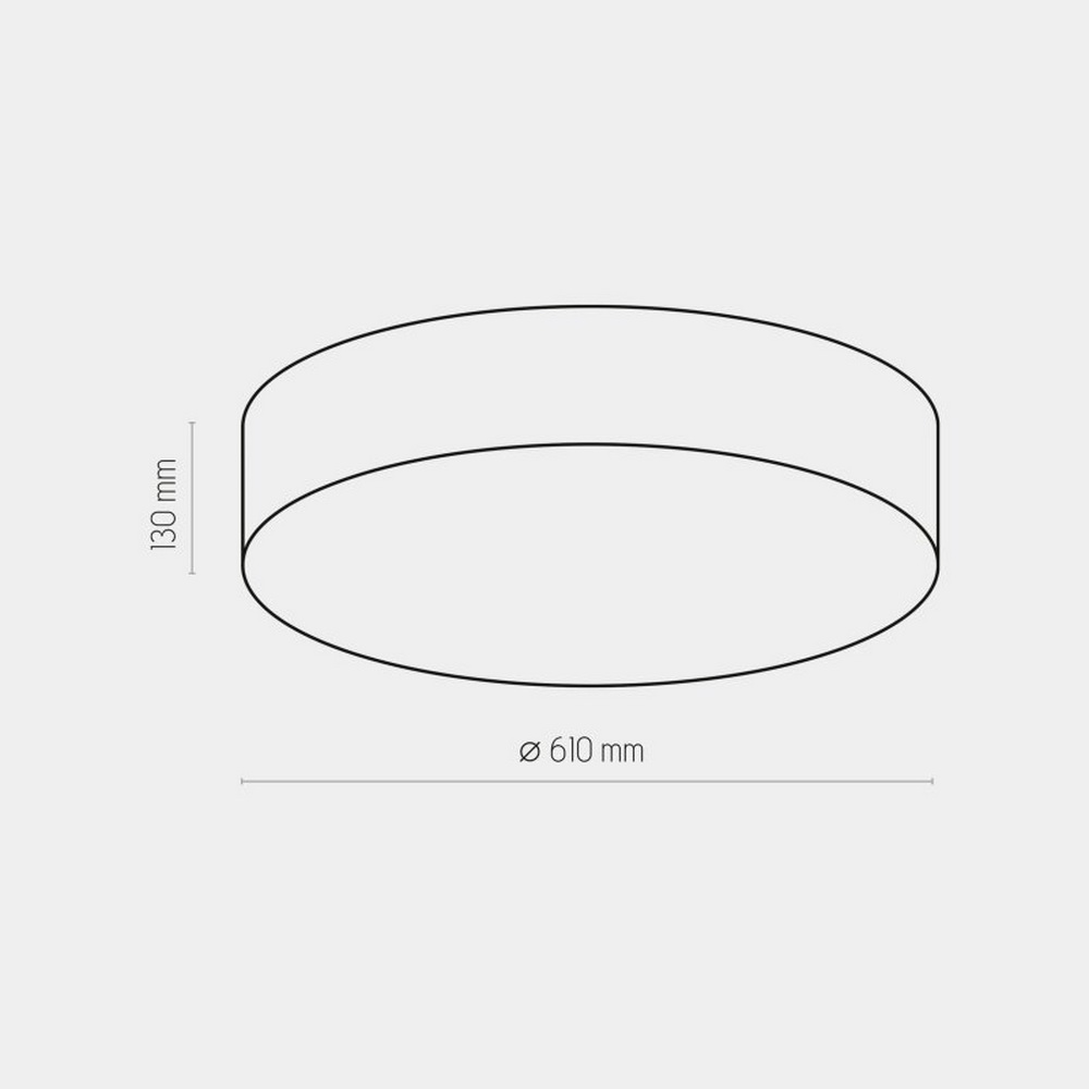 Світильник стельовий TK-lighting RONDO 61 Е27 4х15Вт IP20 чорний ( 1587 )