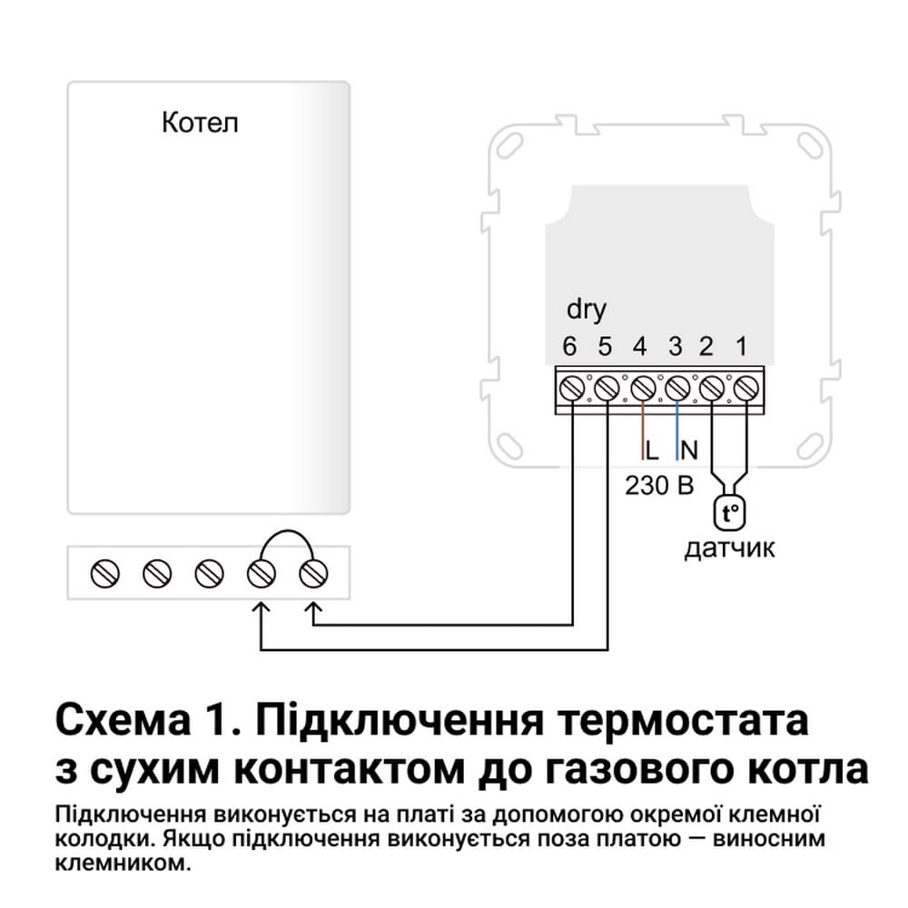 Терморегулятор terneo pro dry contact 