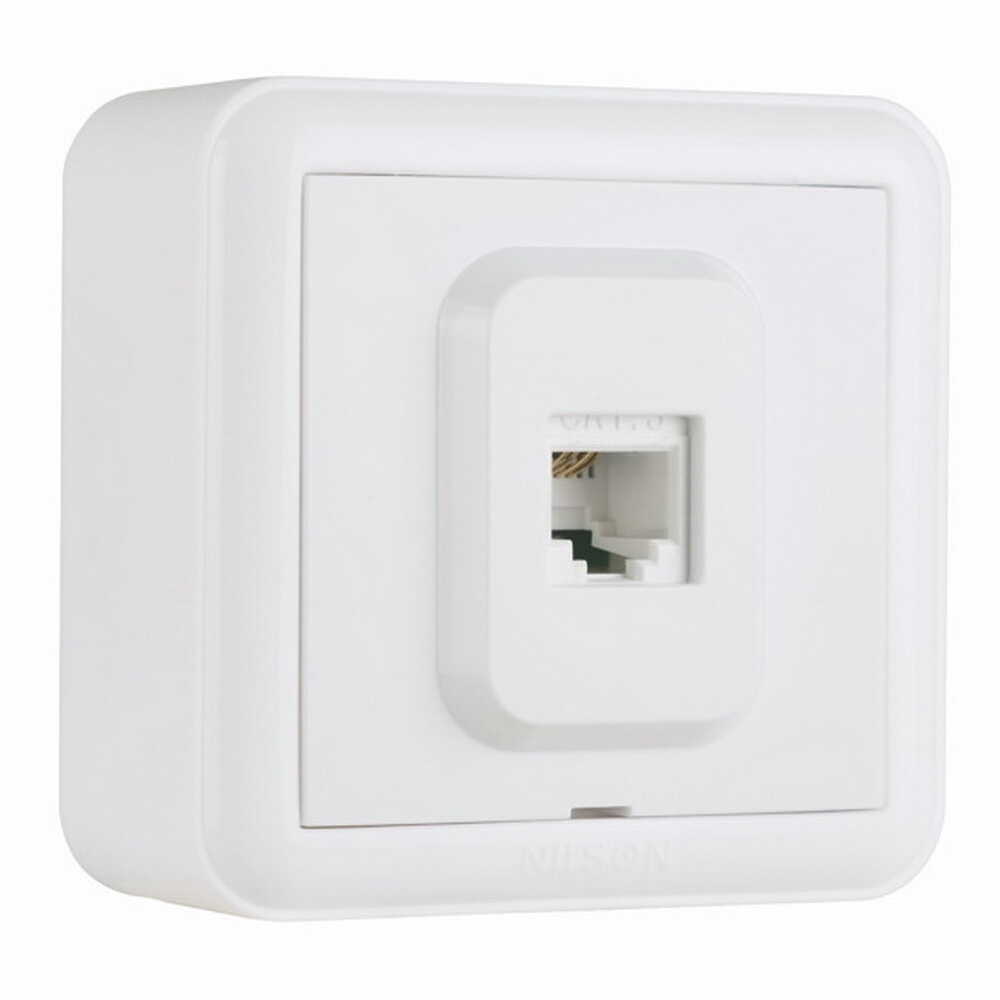 Розетка Nilson Unique біла комп'ютерна CAT5e RJ45 ( 28111044 ) Розетка Nilson Unique біла комп'ютерна CAT5e RJ45 ( 28111044 )