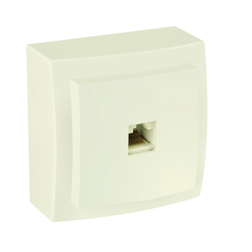 Розетка Nilson Themis кремова комп'ютерна  CAT5e RJ45 ( 26121044 )