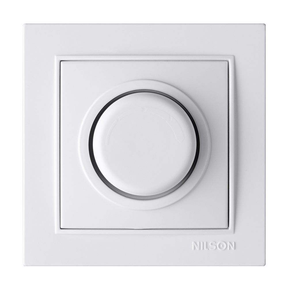 Світлорегулятор Nilson Thor білий 1000W з підсвіткою ( 27111053 ) Світлорегулятор Nilson Thor білий 1000W з підсвіткою ( 27111053 )