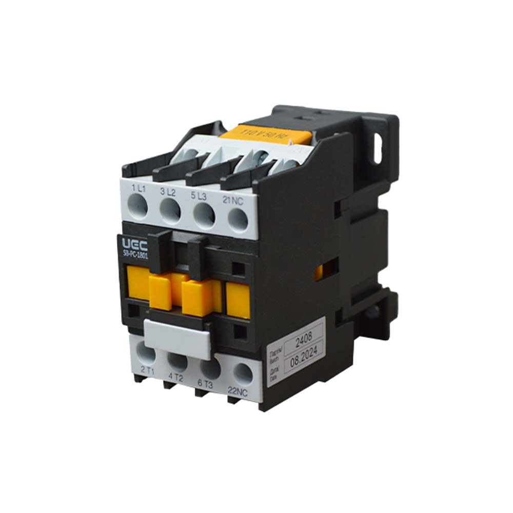 Контактор UEC 18А 110В 1NC  ( PC1-SB-018-110-01 )
