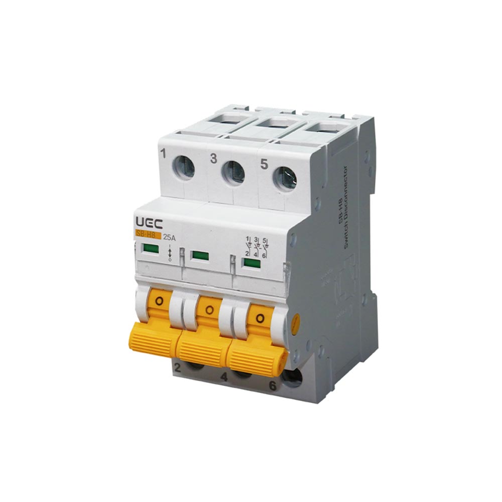 Выключатель нагрузки SB-H8 3P 025A UEC ( MSD-3-025 ) Выключатель нагрузки SB-H8 3P 025A UEC ( MSD-3-025 )