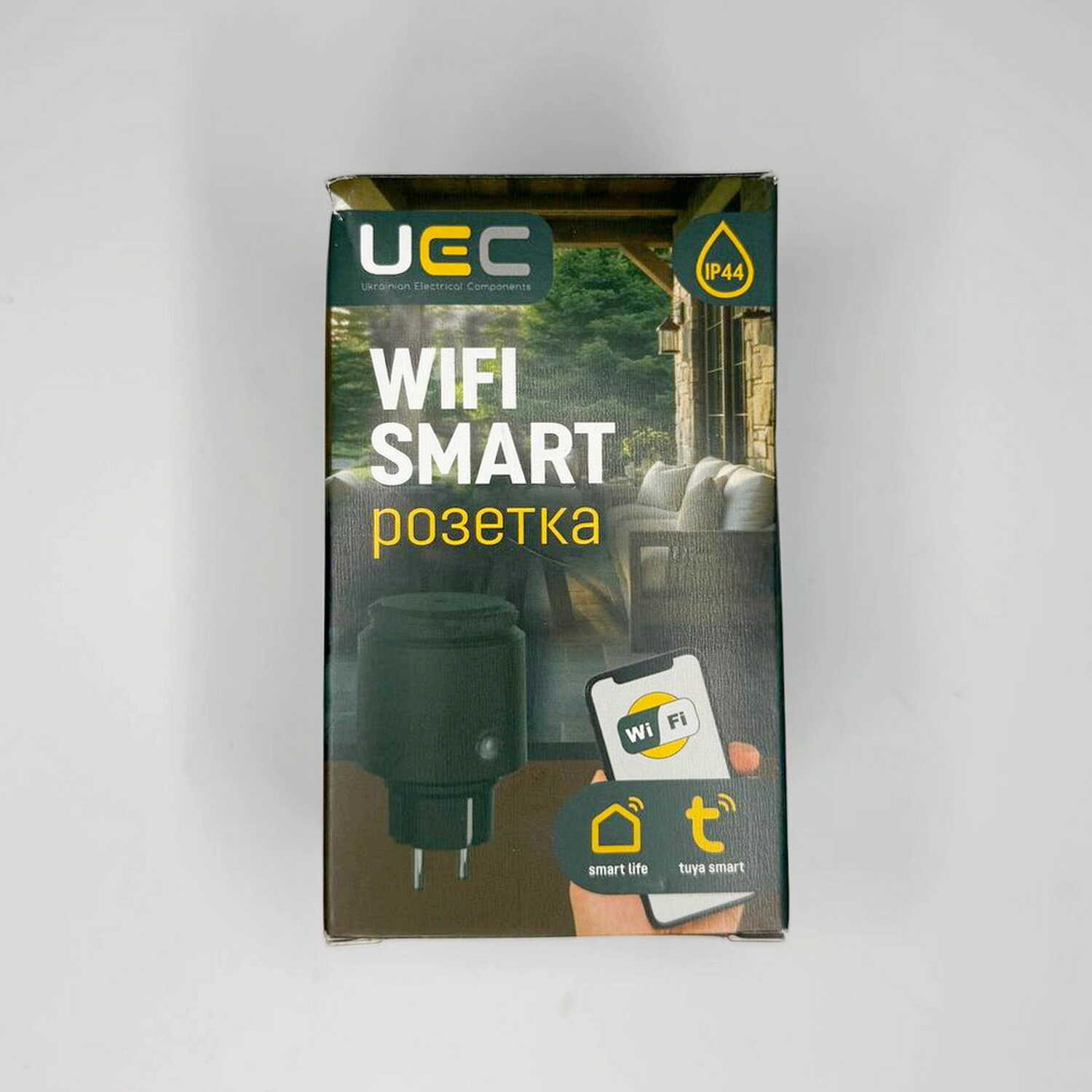 Розетка SMART WPB-16A з енерго-моніторингом UEC ( SM-WPB-EM-16A ) Розетка SMART WPB-16A з енерго-моніторингом UEC ( SM-WPB-EM-16A )