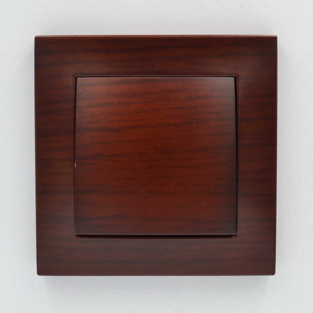 Вимикач ELBI ZENA Woodline червоне дерево 1кл без рамки ( 609-012900-200 ) Вимикач ELBI ZENA Woodline червоне дерево 1кл без рамки ( 609-012900-200 )