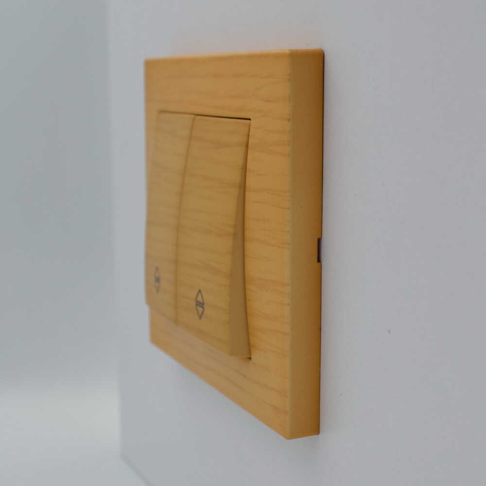 Вимикач ELBI ZENA Woodline клен 2кл прохідний без рамки ( 609-012700-211 ) Вимикач ELBI ZENA Woodline клен 2кл прохідний без рамки ( 609-012700-211 )